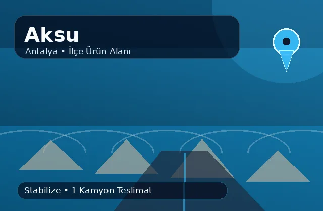 Antalya Aksu taş ocağı ürünleri, stabilize ve kamyon teslimat görseli