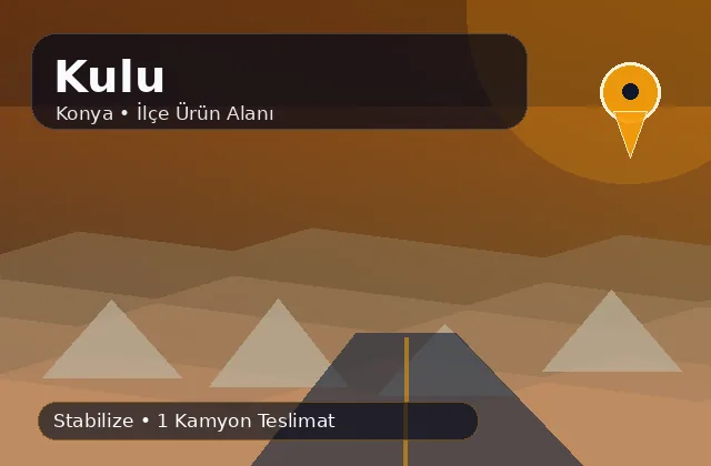 Konya Kulu taş ocağı ürünleri, stabilize ve kamyon teslimat görseli