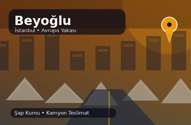 İstanbul Beyoğlu taş ocağı ürünleri ve mahalle teslimat ürün bilgisi