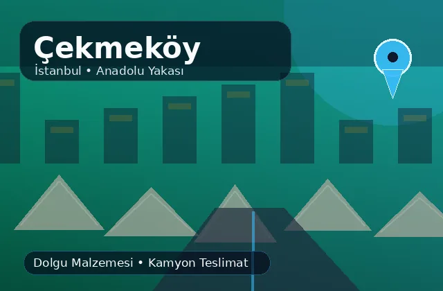İstanbul Çekmeköy taş ocağı ürünleri ve mahalle teslimat ürün bilgisi