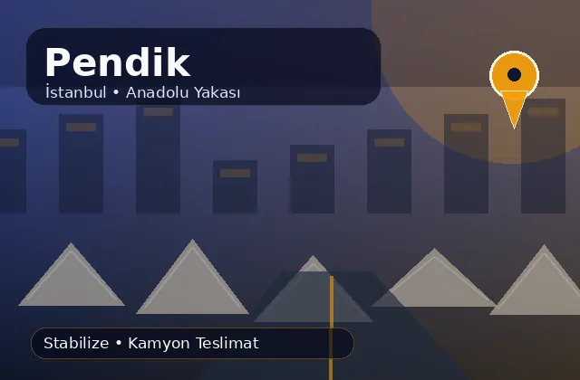 İstanbul Pendik taş ocağı ürünleri ve mahalle teslimat ürün bilgisi