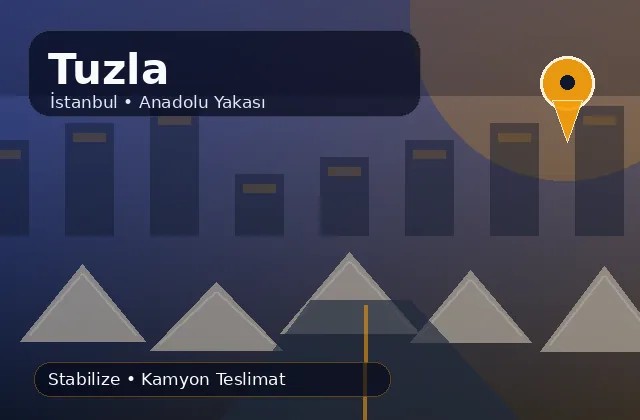İstanbul Tuzla taş ocağı ürünleri ve mahalle teslimat ürün bilgisi